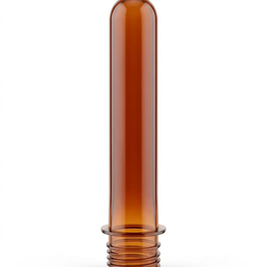 พรีฟอร์ม PET ขนาด 28 มม. แบบ ROPP ไม่มีคอขวด สำหรับขวดบรรจุยาและสุรา เกรดอาหาร ความใสสูง ผลิตด้วยวิธีฉีดขึ้นรูป คุณภาพส่งออก - Product Image 1