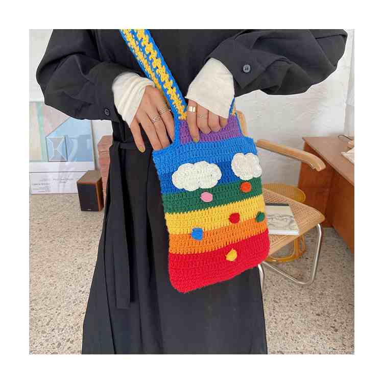 Venta al por mayor bolsos tejidos en lana-Compre online los mejores bolsos  tejidos en lana lotes de China bolsos tejidos en lana a mayoristas |  Alibaba.com
