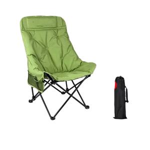 Silla <span class=keywords><strong>Luna</strong></span> Plegable de Metal Estilo Moderno, Muebles de Tela Oxford para Exteriores, para Jardín, Camping, Pesca, Acero Inoxidable para Uso <span class=keywords><strong>en</strong></span> Parques - Product Image 1
