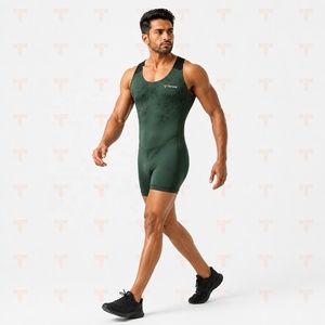 Combinaison de lutte moderne pour la performance athlétique, flexible, extensible, respirante, anti-transpiration, légère, uniforme d'entraînement personnalisé - Product Image 2