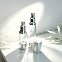 Vente en gros de flacons pulvérisateurs AS de qualité supérieure, 30 ml, 50 ml, emballage en plastique, conteneur cosmétique pour soins de la peau, en stock