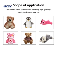 Boîte vocale pour ours en peluche 30/60 secondes, module sonore enregistrable, jouet en peluche pour bébé, enregistreur vocal, appareil d'enregistrement de messages vocaux DIY