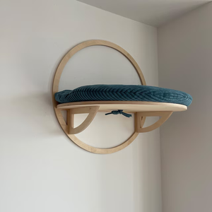 Muebles de pared para gatos que ahorran espacio, estante y cama de escalada con burbujas para gatos de interior - Product Image 2