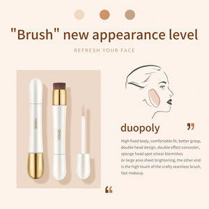 NOVO Bâton correcteur <span class=keywords><strong>à</strong></span> double <span class=keywords><strong>tête</strong></span> infusé d'herbes Baume de fond de teint imperméable <span class=keywords><strong>à</strong></span> l'eau Maquillage professionnel pour blanchir et éclaircir - Product Image 3