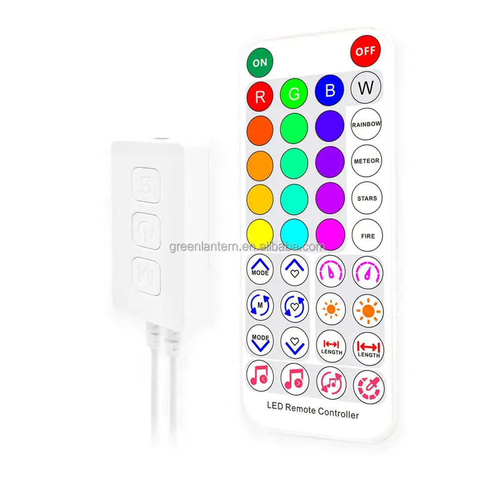 SP611E Music Pixel LED Controller App and IR Remote Control for Addressable LED Strip WS2812B SK6812 WS2811 WS2815