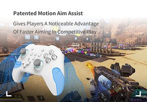 Manette de <span class=keywords><strong>jeu</strong></span> sans fil Gulikit MAX KK3 MAX avec joysticks et gâchettes à effet Hall 2.4G/1000Hz pour multiplateformes Switch/PC/Mobile - Product Image 5