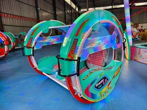 China Factory Jugadores dobles 360 grados Control remoto Coche rodante Carnaval al aire libre Parque de atracciones Paseos Happy Rolling <span class=keywords><strong>Car</strong></span> Game - Product Image 5