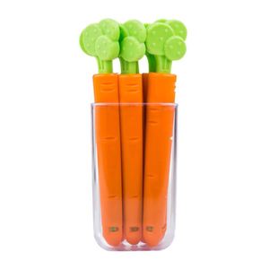 Wholesale Carrot Seal in 5 Packs Food Sealing <b>Clip</b> Plastic Cartoon Snack Bag Sealed With Magnets - Product Image 4
