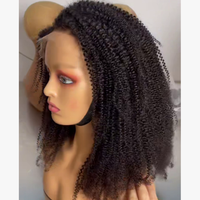 Perruques Lace Front Afro Kinky Bouclées Complètes en Gros, Extensions de Cheveux Naturels pour Femmes