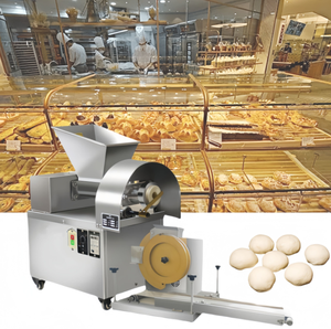 Automatic High Efficiency Motorized Food Grade Stainless Steel Bakery Bread Molding Bun Pizza Rounder <b>Ball</b> Cutting <b>Machine</b> Dough - Product Image 1