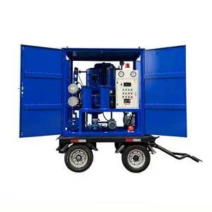 ZYD-W-S Equipped with Trailer Fully Enclosed Type High Vacuum Transformer Oil Purifier