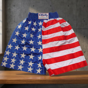 Celal Inc Pantalones Cortos Tejidos con Estampado de Bandera Americana para Hombre, Tallas Grandes, con Cordón Ajustable, Cintura Media, Estilo Casual, Secado Rápido, 100% Poliéster - Product Image 2