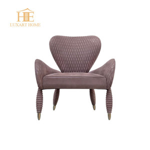 Silla de Comedor de Lujo Francesa para Hogar, Cafetería, Hotel, Boda, con Tapicería de Terciopelo y Hoja de Oro, Silla de Restaurante de Diseño Moderno y Sólido para <span class=keywords><strong>Villa</strong></span> - Product Image 1