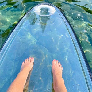 Planche à pagaie transparente en verre, <span class=keywords><strong>prix</strong></span> usine, SUP transparent, planche à pagaie en cristal pour la pêche en famille et les excursions - Product Image 5