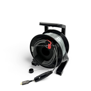 Câble Fibre Optique Tactique Blindé HDMI 2.1K-LOCK AOC 48 Gbit/s 8K60 4K120 HDR pour Mur LED Extérieur, Scène, Location et Diffusion - Product Image 4
