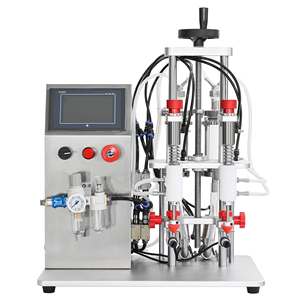 Máquina de llenado de líquidos de escritorio de 2 cabezales con pantalla táctil e inducción ocular para perfume, aceite esencial, agua, alcohol, jugo y cosméticos - Product Image 6