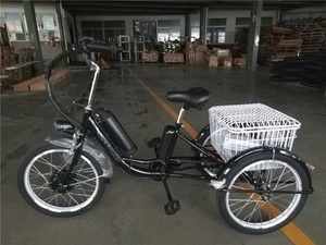 180W 36V E <span class=keywords><strong>Cargo</strong></span> Bike 3 roues Trike Bicicleta Electrica <span class=keywords><strong>Velo</strong></span> <span class=keywords><strong>Electrique</strong></span> Motorisé Tricycles électriques pour adultes - Product Image 2