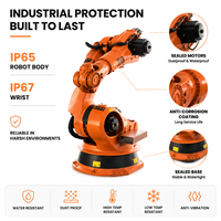Robot industriel d'occasion KUKA à 6 axes, bras de robot de palettisation, charge utile de 210 kg, répétabilité de 0,06 mm, manutention des matériaux, chargement