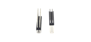 Connecteur d'en-tête à broches en nylon en laiton DIN à pas de 2.54mm double rangée droite H2.5mm 2*10P PCB - Product Image 3