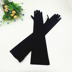 Gants en spandex longs, couleur unie, protection UV, pour la conduite, le cyclisme, vêtements d'hiver unisexes - Product Image 3