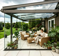 Pergola bioclimatique motorisée autoportante en aluminium, pergola en aluminium à toit à lames orientables pour extérieur, pergolas métalliques pour garage automobile