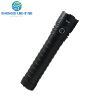 Lampe torche LED haute puissance Big Hand, étanche IP68, en alliage d'aluminium, longue portée 1500 lumens, rechargeable USB, portée du faisceau 300-400 m