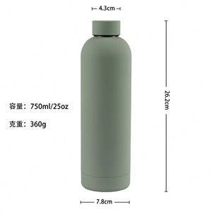 Custom Logo Double Wall Stainless Steel Vacuum Insulated Sport <b>Drinking</b> Bottles Eco-Friendly Portable Camping Gift Cup - Product Image 5