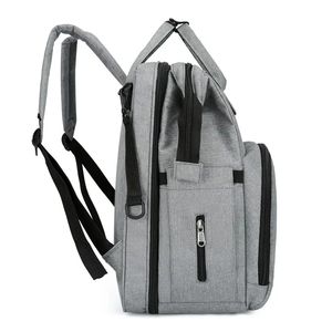 Sac à dos de maternité portable imperméable personnalisé, grande capacité, sac à dos de maternité pliable, sac à langer pour bébé - Product Image 5