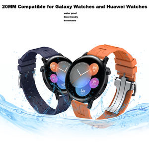 Bandas de silicona de 20mm con hebillas de marca 3 con liberación rápida para reloj Huawei <span class=keywords><strong>GT2</strong></span> 3 <span class=keywords><strong>PRO</strong></span> - Product Image 5