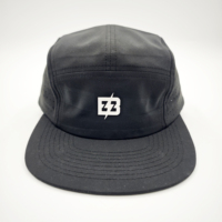 Gorra Snapback de 5 Paneles sin Estructura, Personalizada con Bordado 3D, para Deportes al Aire Libre y Playa, 100% Algodón, Ajustable, Unisex, para Adultos