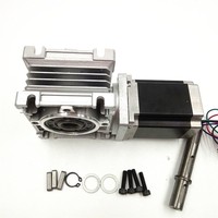 Moteur à courant continu sans balais à vis sans fin 80w 100w 120w 180w 200w 400w 80mm moteur BLDC 12vV 24V 48V Nema23 34 réducteur planétaire