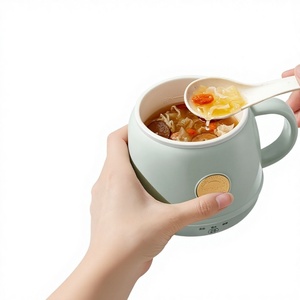 แก้วน้ำร้อนไฟฟ้าขนาดเล็ก Lock&Lock ควบคุมด้วยระบบไมโครคอมพิวเตอร์แบบสัมผัส ป้องกันการไหม้แห้ง รักษาอุณหภูมิอัตโนมัติ เหมาะสำหรับใช้ในสำนักงานและหอพัก - Product Image 1