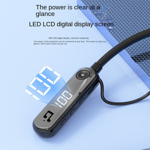 GYM680หูฟัง BT5.3 100ชั่วโมงเล่นกีฬาเพลงชุดหูฟังสเตอริโอไร้สายพร้อมไมโครโฟนการ์ด TF หูฟังคล้องคอแม่เหล็ก - Product Image 5