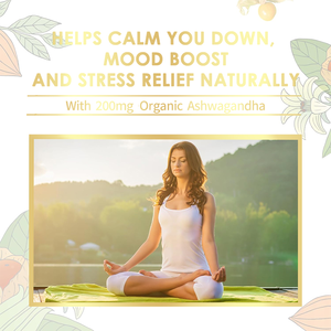 Thực phẩm bổ sung kẹo dẻo chiết xuất rễ Ashwagandha 2000mg Rosebest OEM nhãn hiệu riêng, thuần chay, bổ sung Magie và 5-HTP dành cho nam và nữ - Product Image 4