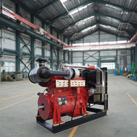 Moteur diesel turbocompressé de 258 ch, 6 cylindres, démarrage électrique, 190 kW, refroidi par eau, pompe, roulement, moteurs de machines, haute puissance