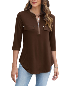 Camiseta de Algodón Orgánico Premium para Mujer, Suave y Transpirable, Lisa, Ecológica, de Manga Corta, Básica, de Color Sólido - Product Image 1