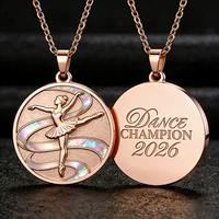 Médailles de danse en alliage de zinc 3D doré personnalisables pour la danse classique et de salon – Vente en gros