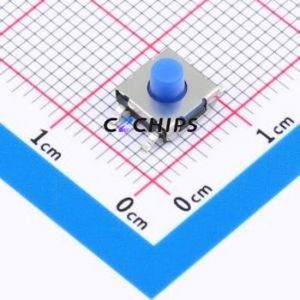 K2-1156SP-F4SW-05 Tactile Switch SMD Switch Single Pole Single Throw Round Button 2.5N Vertical Mount - Product Image 1