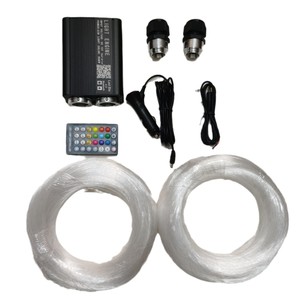 Lámpara LED de <span class=keywords><strong>fibra</strong></span> óptica intermitente de dos colores de dos canales, Control remoto, controles de aplicación de teléfono móvil, música, luz Led de <span class=keywords><strong>fibra</strong></span> óptica - Product Image 5