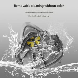 Respirador de media cara con filtro certificado CE OEM y ODM 3200, máscara de gas para polvo y pintura en aerosol - Product Image 6