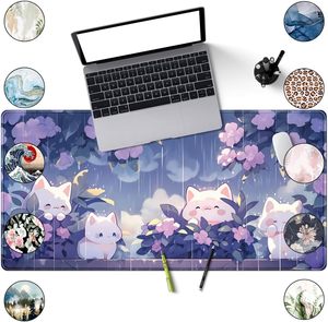 Alfombrilla de Ratón para Juegos, de Goma, con Diseño de Dibujos Animados, Grande, con Borde Extendido, Personalizable, para Oficina/Hogar - Product Image 6
