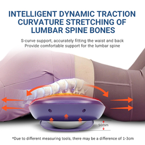 Nouveau Design électrique dos Muscles soulagement dispositif de Traction lombaire dos taille masseur soutien lombaire Relaxation colonne vertébrale soulager - Product Image 4