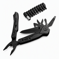 Pince multifonction pliable en acier inoxydable, outil combiné portable pour le camping, la survie en extérieur, la maison et les situations d'urgence