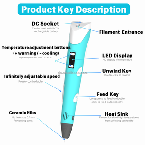 High Technology 7Tech Kids Time 3 D Zeichnung druck Creative 3D Smart Pen für Modell USB - Product Image 6