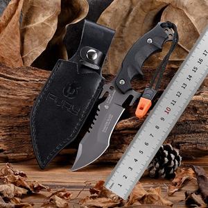Cuchillo Bowie Trident de Punta Recta para Camping y Actividades al Aire Libre, Acero Inoxidable, Mango de Plástico, 5mm de Grosor, 20cm de Corte, OEM - Product Image 5