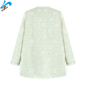 <span class=keywords><strong>Giacca</strong></span> di <span class=keywords><strong>Tweed</strong></span> da donna con tema fiocco di neve con perline da <span class=keywords><strong>uomo</strong></span> Jindian Design classico girocollo - Product Image 2