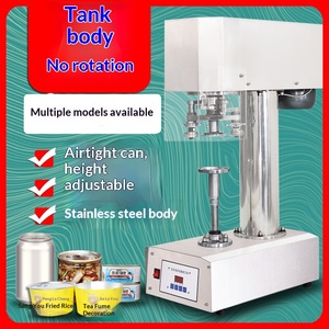 Máquina Selladora de Latas de Bebidas Comercial, Cuerpo de Acero Inoxidable, Altura Ajustable, Tapado Hermético para PET, Plástico, Hojalata y Papel - Product Image 4