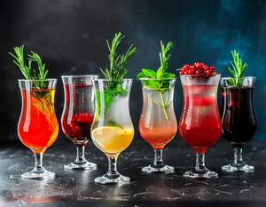 Juego de 4 vasos de cóctel transparentes <span class=keywords><strong>Krosno</strong></span> de 420ml, postre suave, Apto para lavavajillas para fiesta, bebida larga, Ginebra, cerveza, agua, vino blanco - Product Image 6