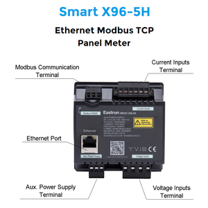 Eastron thông minh X96-5F/5G/5H/5I/5J 3 giai đoạn đa chức năng modbus Ethernet điện chất lượng phân tích đa-thuế kỹ thuật số Bảng điều chỉnh <span class=keywords><strong>Meter</strong></span> - Product Image 4
