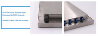 10 pulgadas 12 pulgadas al aire libre de acero inoxidable Ip65 Ip67 impermeable Aio Pc con lector RFID